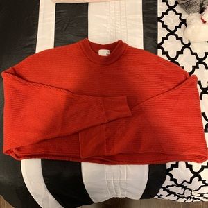 Wilfred Free crop knit sweater, medium